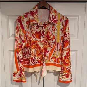 AKIRA Vibrant Floral Shirt